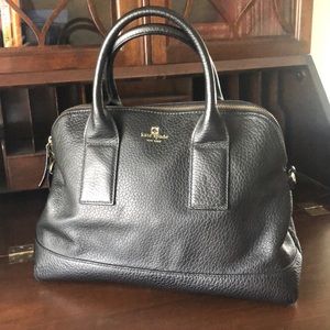 Black Kate Spade purse with dust bag